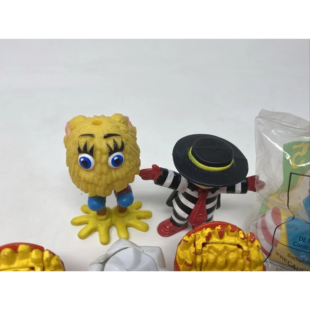 McDonald’s Changeables Transformers 1980s Happy Meal Fast Food Toys Lot Of 7